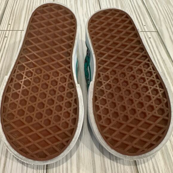 Vans toddler sneakers. Sea party under the sea. Size is toddler 4 - Picture 9 of 9